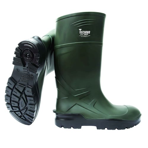 BOTAS PU TECHNO C/P VERDE